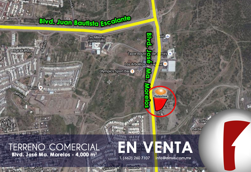 Terreno en Venta en colonia Colonia Bachoco