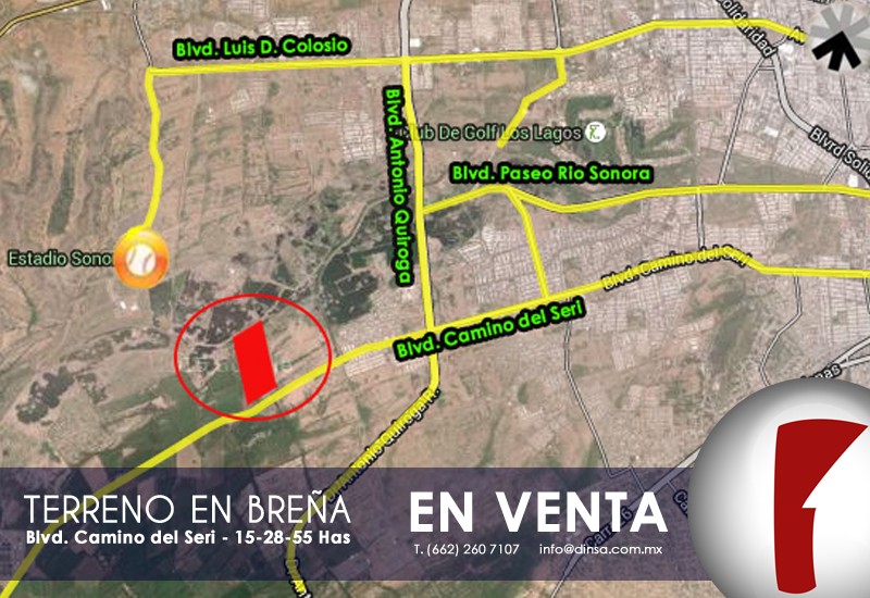 Terreno en Venta en colonia Montecarlo