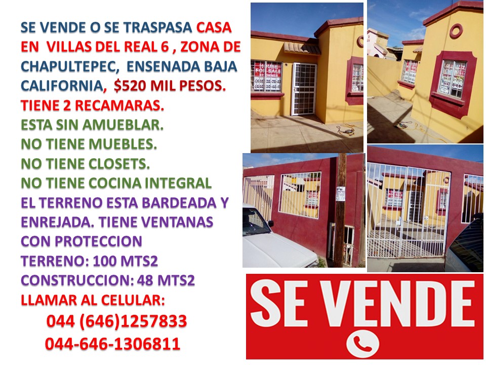 Casa en Venta en colonia VILLAS DEL REAL ll