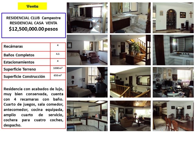 Casa en Venta en Club Campestre