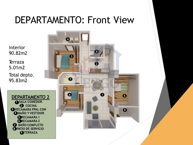 Departamento en Venta en Campanario Miradores