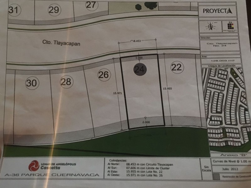 Terreno en Venta en Lomas de Angelopolis