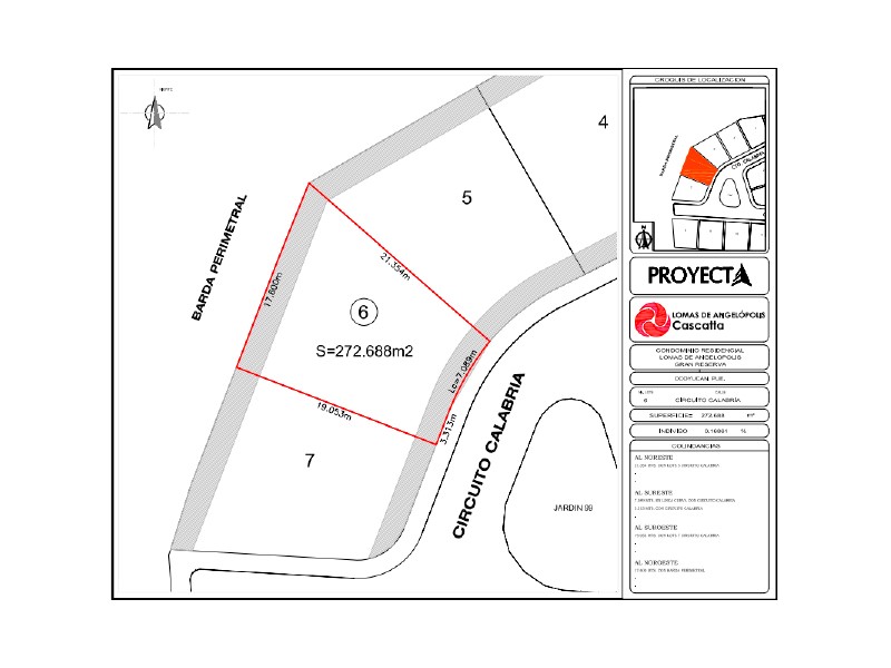 Terreno en Venta en colonia Lomas de Angelopolis