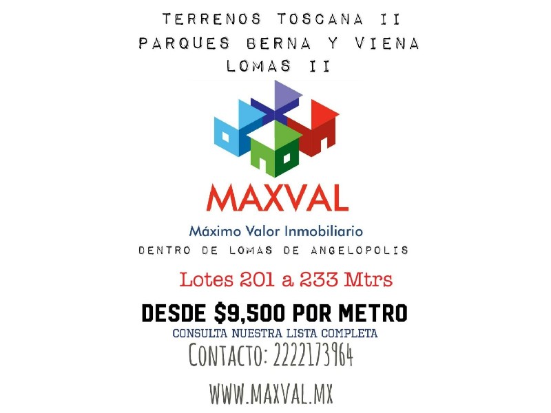 Terreno en Venta en Lomas de Angelopolis