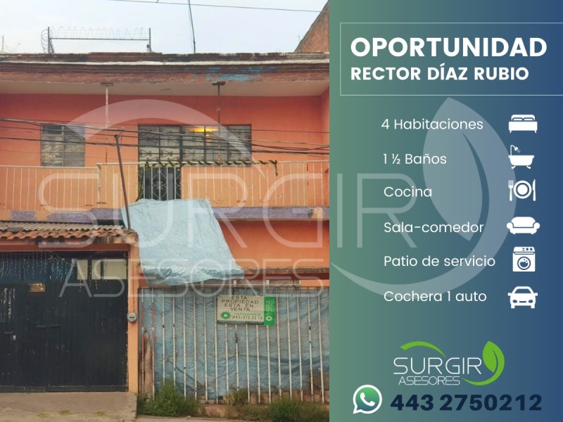 Casa en Venta en colonia Diaz Rubio Rector