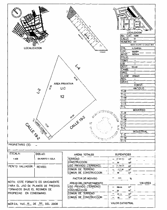 Terreno en Venta en colonia Fraccionamiento Altabrisa