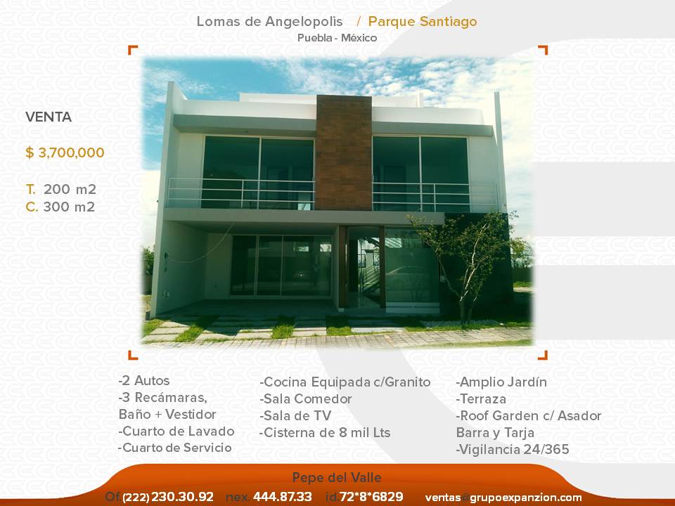 Casa en Venta en Fraccionamiento Lomas de Angelopolis