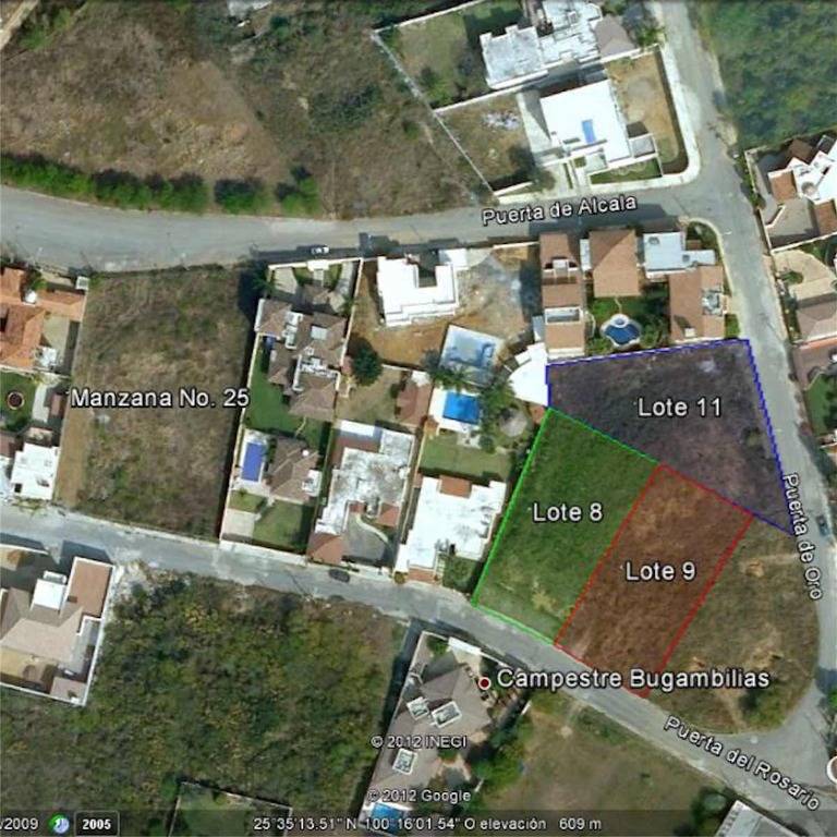 Terreno en Venta en FRACCIONAMIENTO BUGAMBILIAS