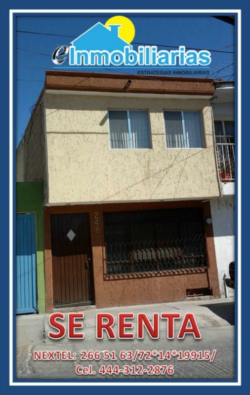 Casa en Renta en Col. Manuel J. Othon