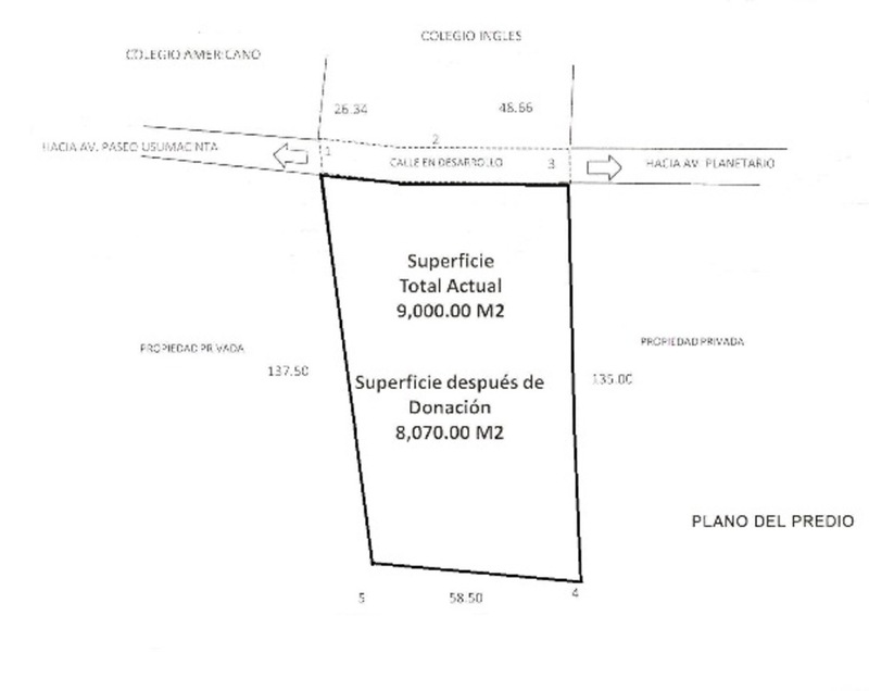 Terreno en Venta en colonia Galaxia/tabasco 2000