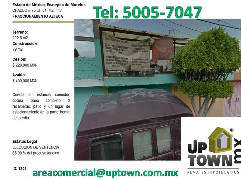 Casa en Venta en Ciudad Azteca Seccion Oriente