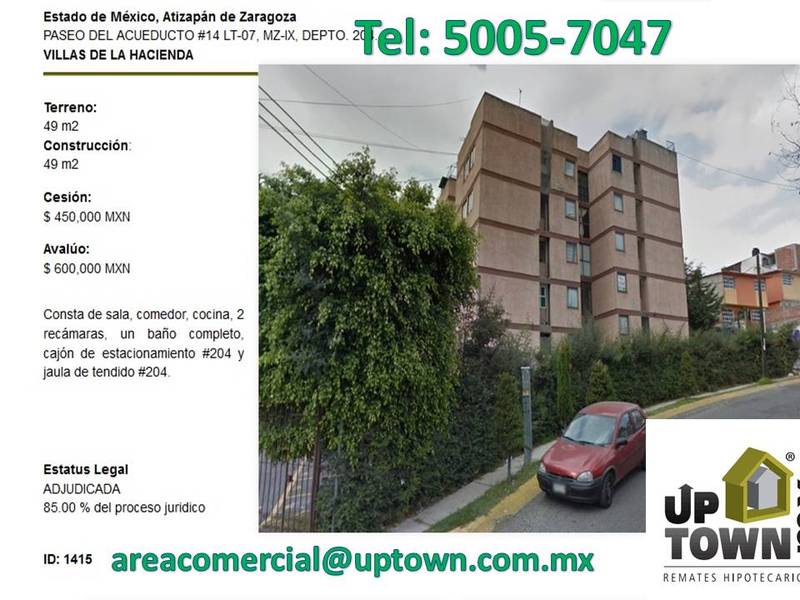 Departamento en Venta en Villas de la Hacienda