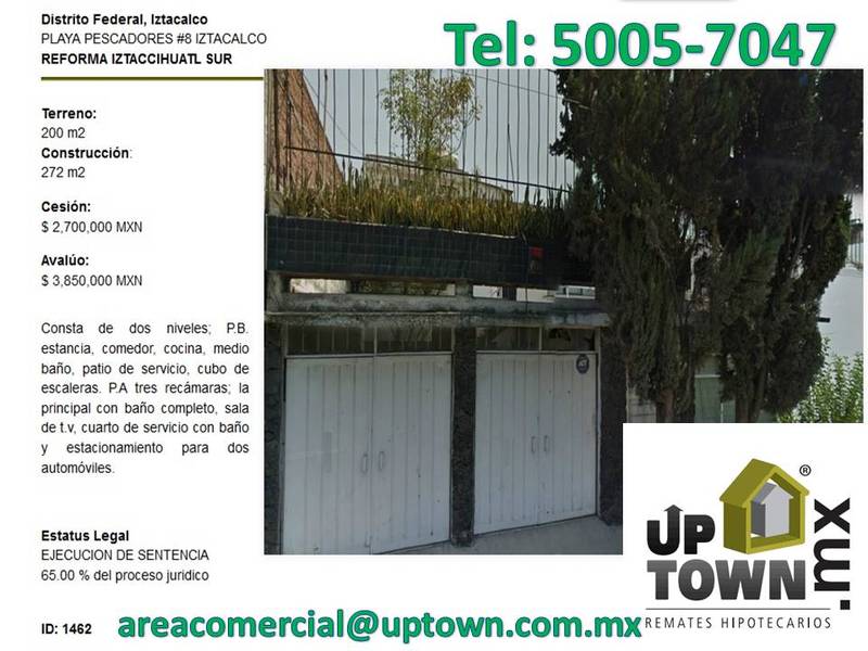 Casa en Venta en colonia Reforma Iztaccihuatl Sur