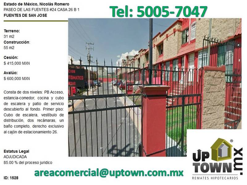 Casa en Venta en Fuentes de San Jose