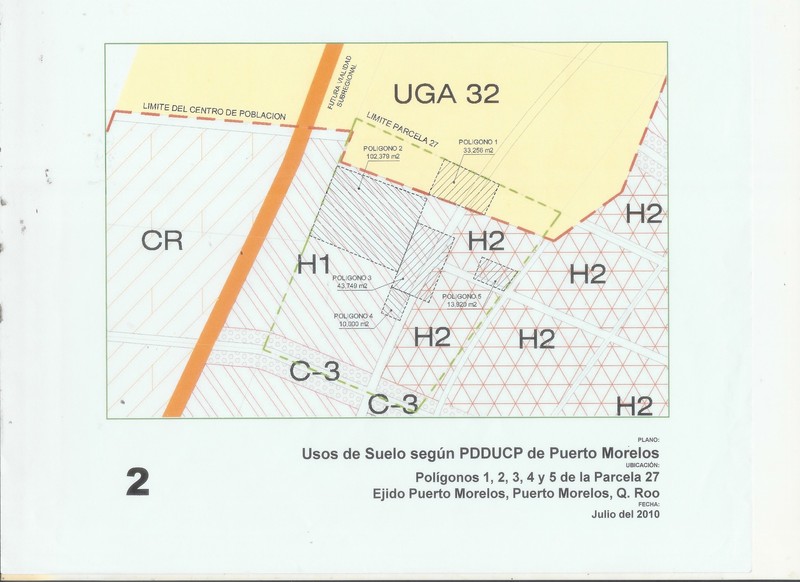 Terreno en Venta en colonia Puerto Morelos