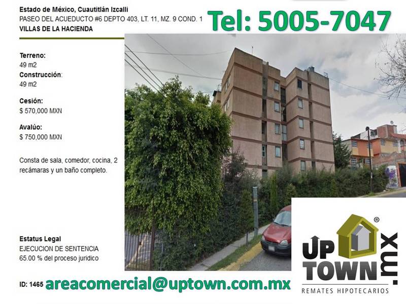 Departamento en Venta en Villas del Sol