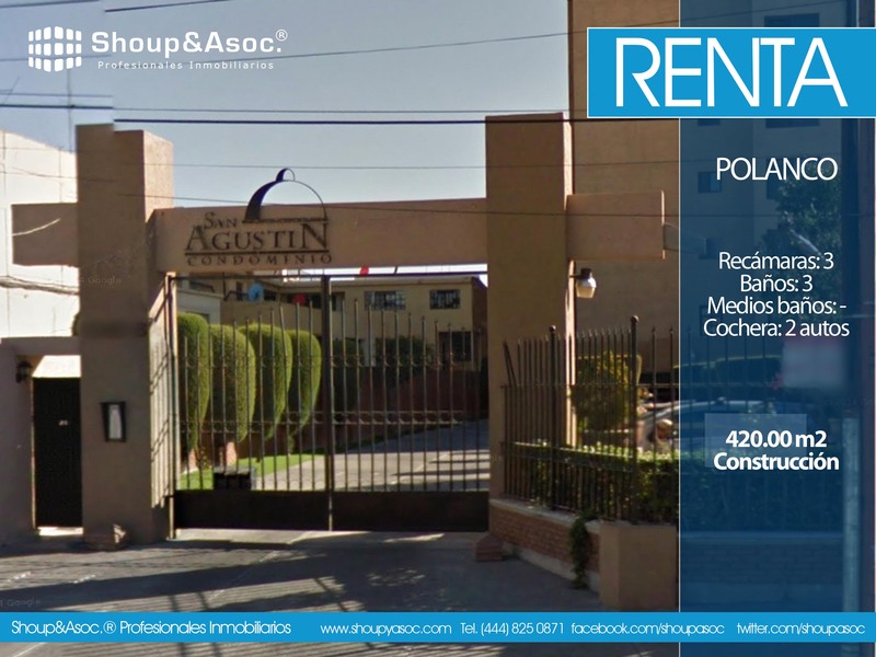 Departamento en Renta en Polanco